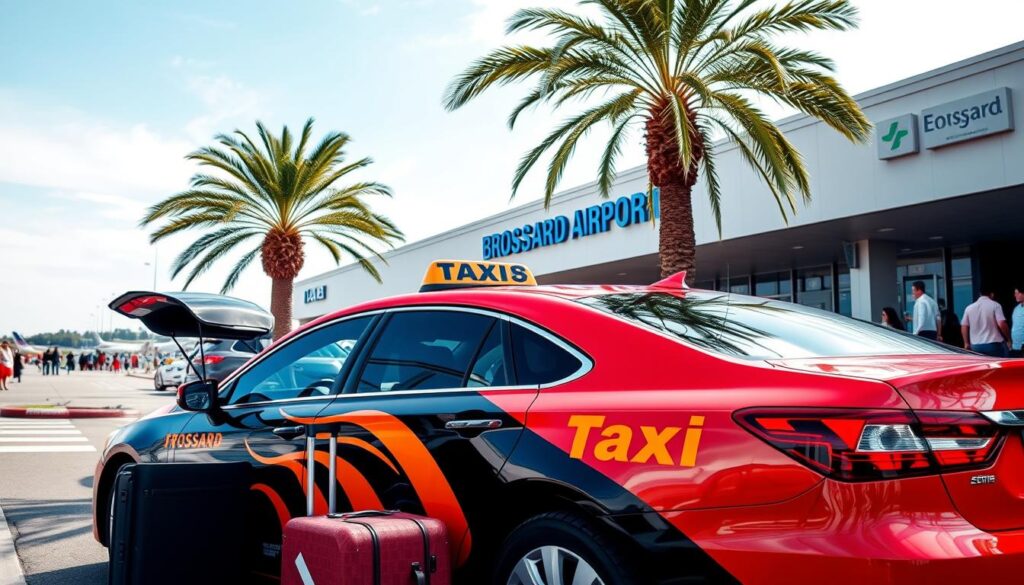 Brossard airport taxi service