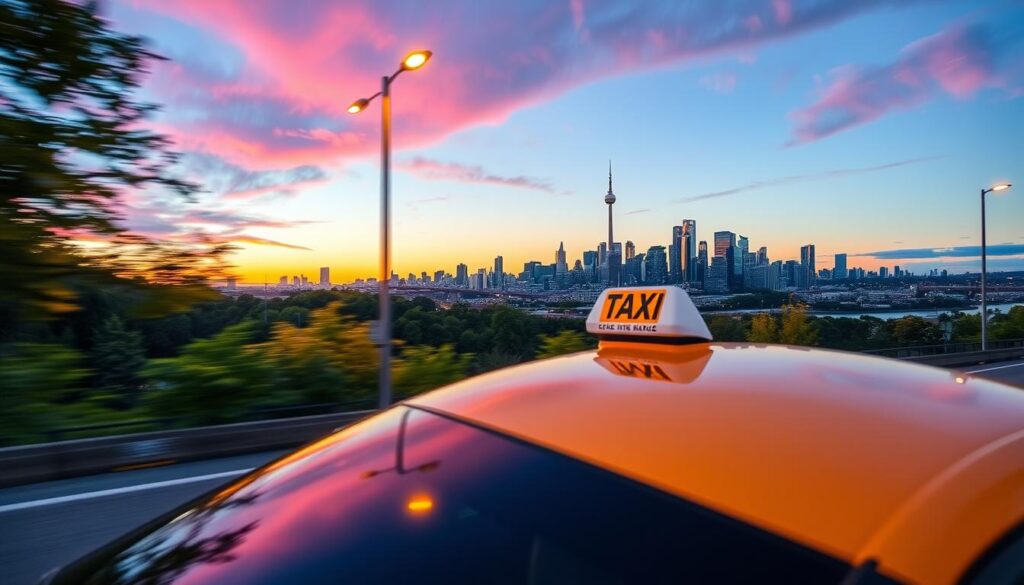 Taxi sur la Rive-Sud de Montréal