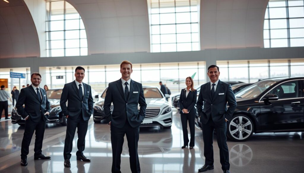 Chauffeurs professionnels transport aéroport Montréal