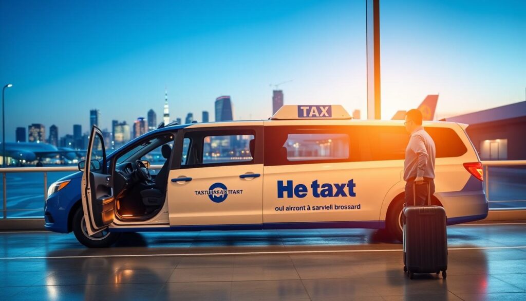 Taxi aéroport Montréal vers Brossard