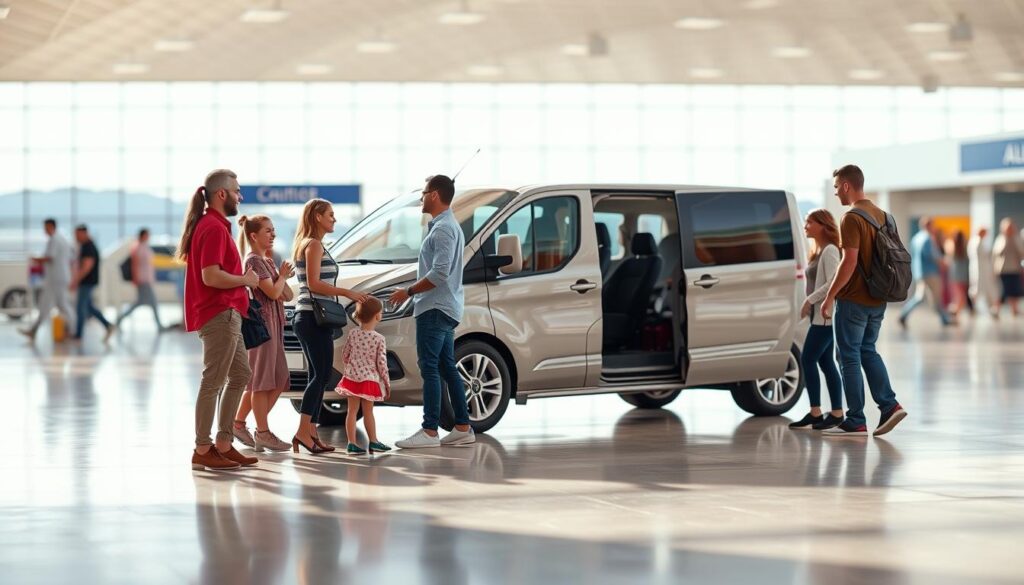 Transport aéroport minivan groupe familial Transport aéroport minivan groupe familial